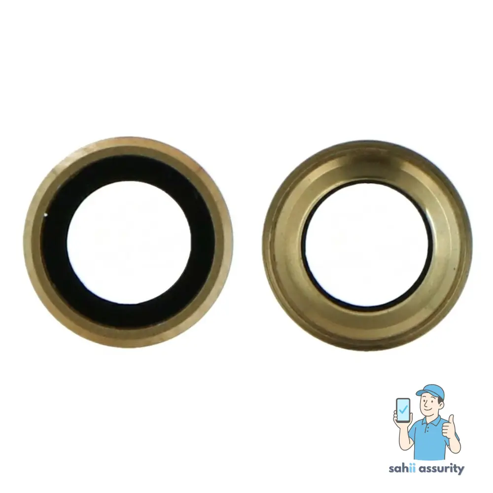 Camera Lens Glass with Frame for Apple iPhone 6s Plus Gold